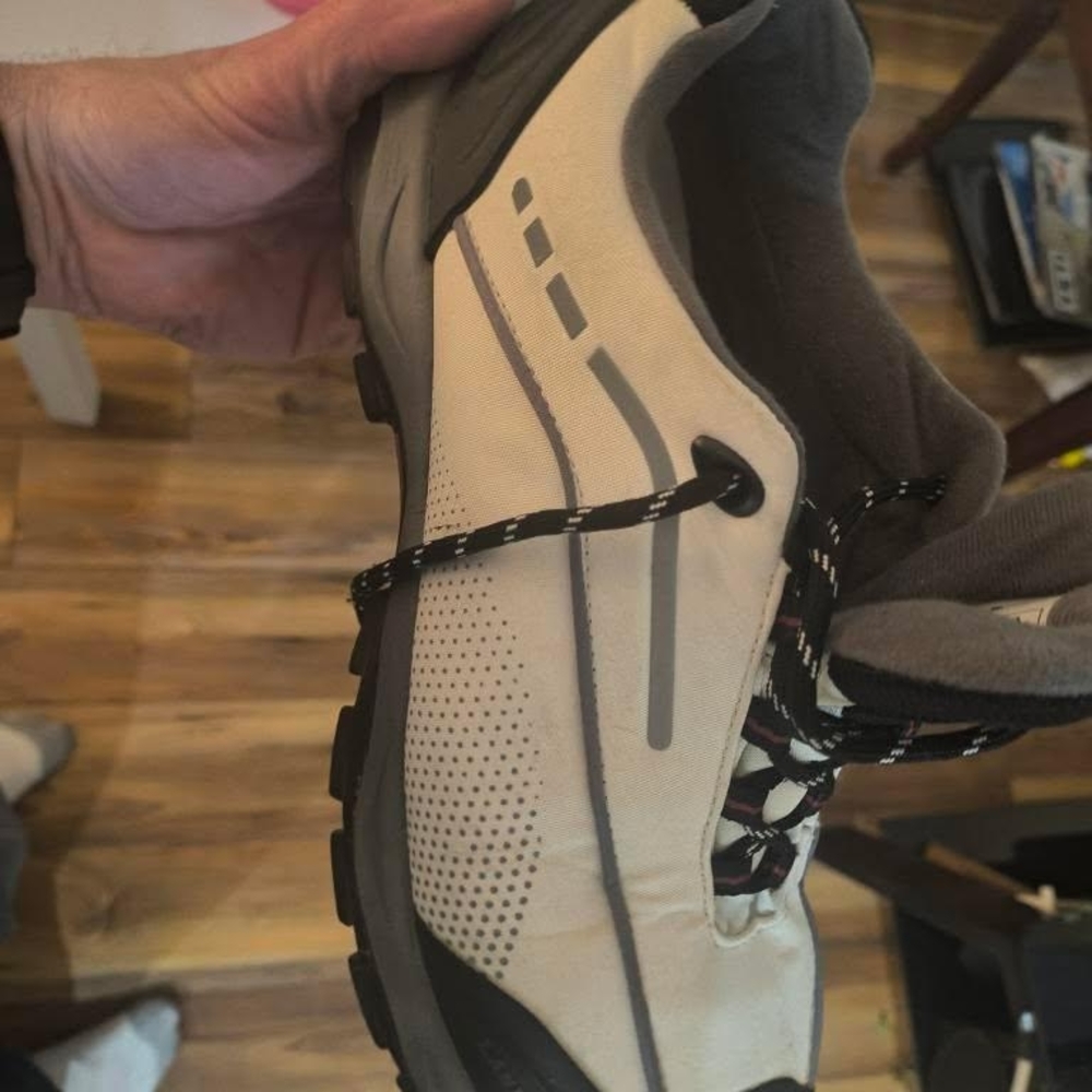 Land's End White and Gray Athletic Shoes